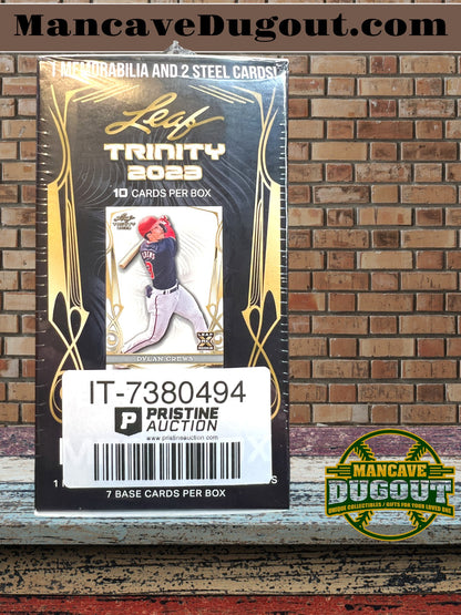 2023 Leaf Trinity Baseball Mega Box With (10) Cards