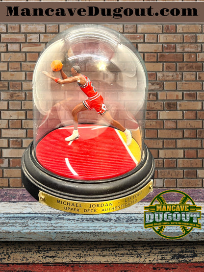 MIB 1999 Upper Deck Michael Jordan “Slam Dunk Liftoff” Figurine – Hand Painted – W/COA