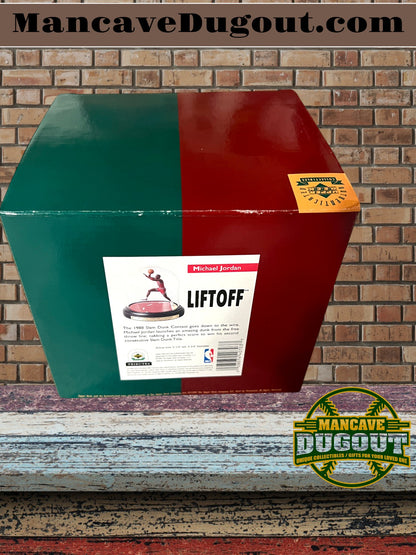 MIB 1999 Upper Deck Michael Jordan “Slam Dunk Liftoff” Figurine – Hand Painted – W/COA