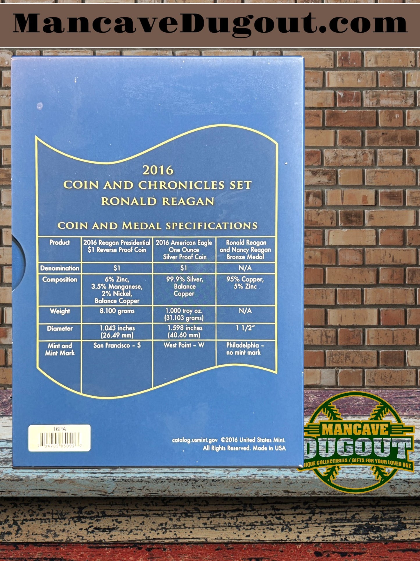 2016-Coins and Chronicles Set - Ronald Reagan