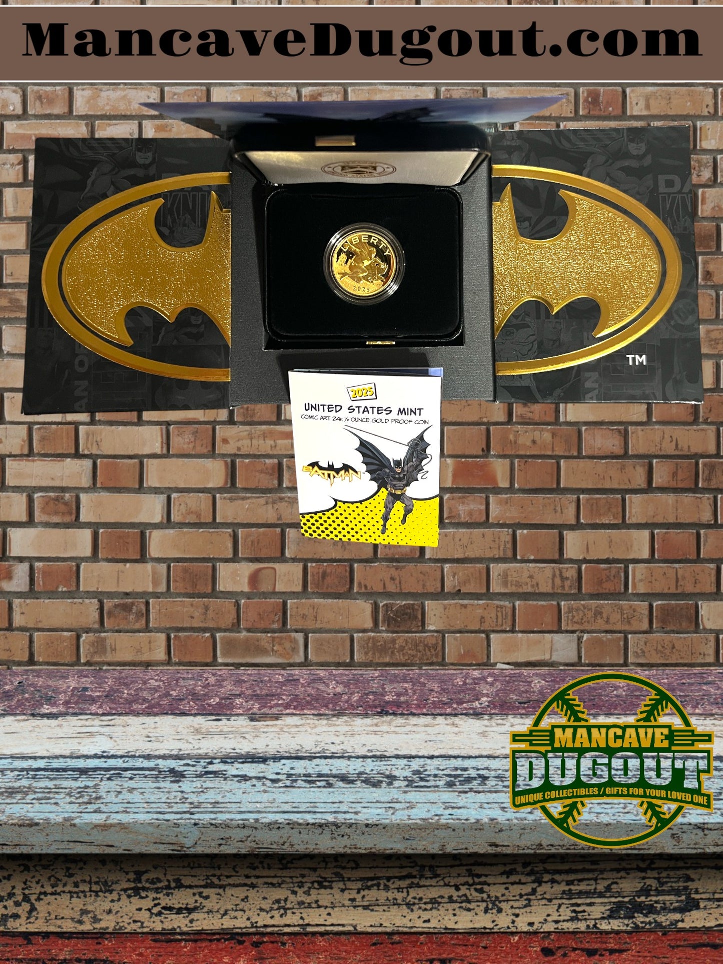 2025-Comic Art 24-Karat Gold Proof Coin – Batman™
