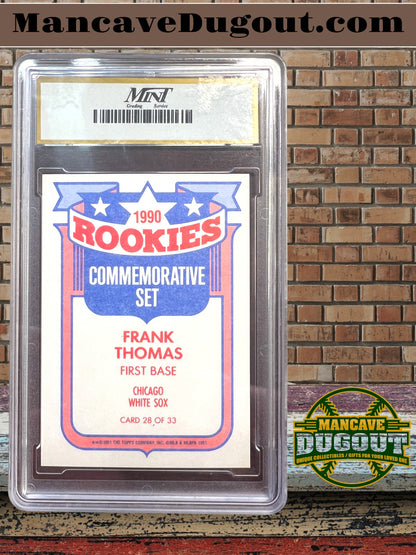 1990 Topps Frank Thomas #28 – Rookie Card - Mint 10