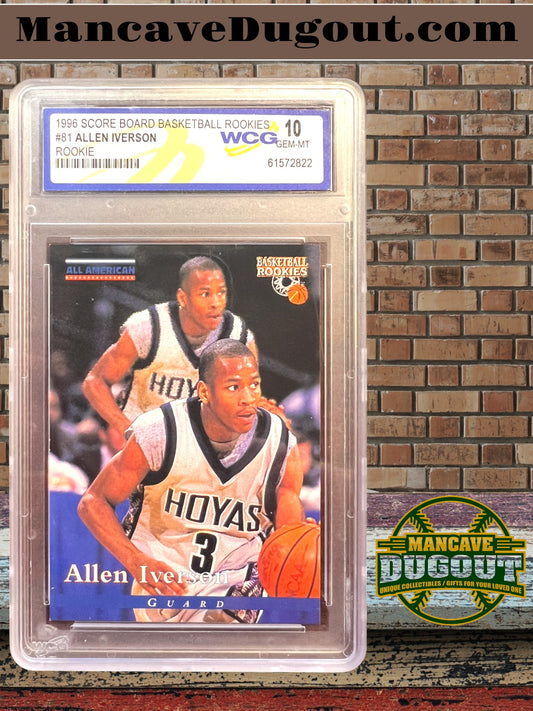 1996 Score Board Allen Iverson #81 – Rookie Card