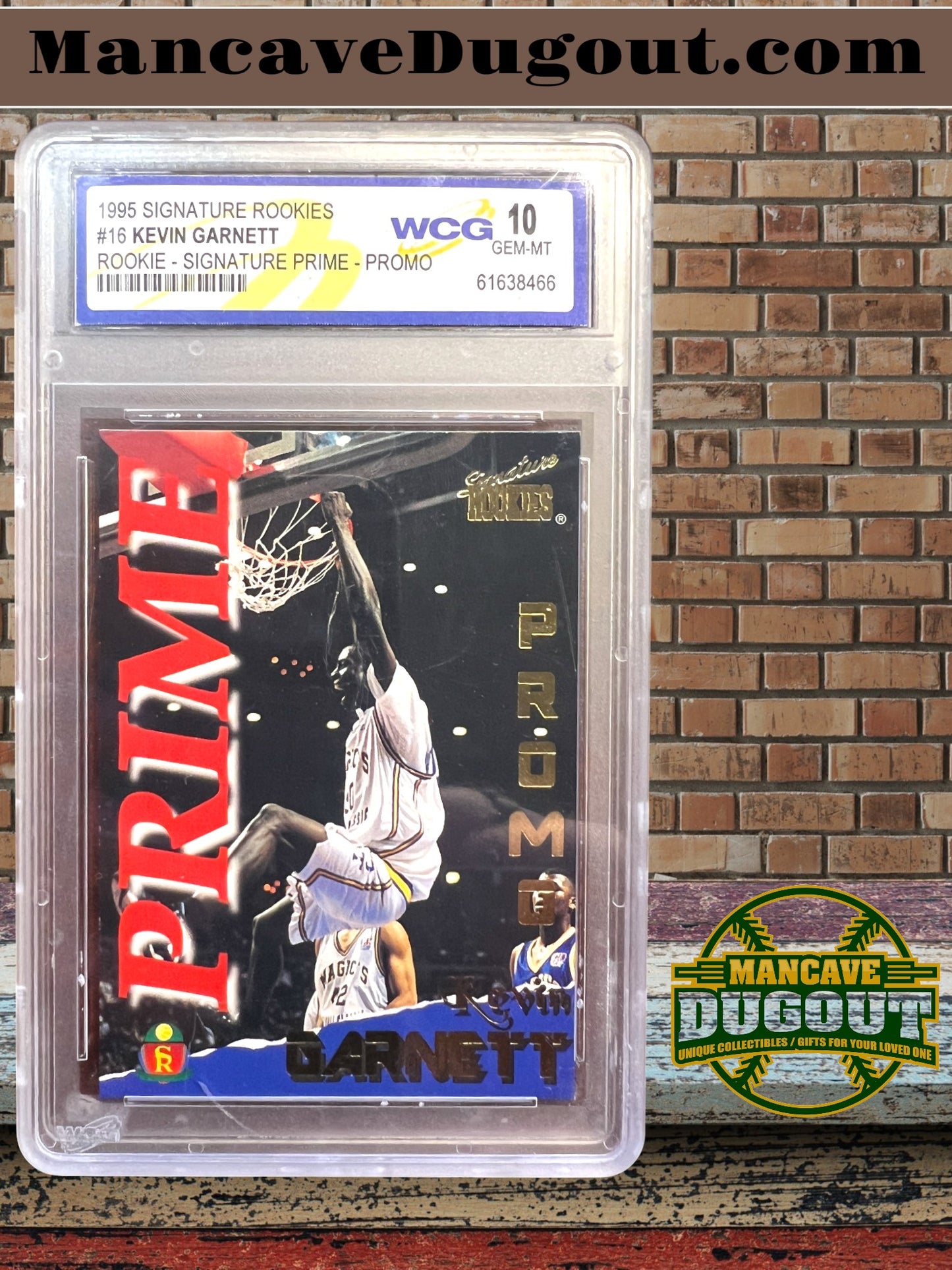 1995 Signature Rookies – Kevin Garnett #16 – PROMO Rookie Card