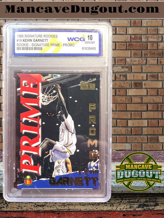 1995 Signature Rookies – Kevin Garnett #16 – PROMO Rookie Card