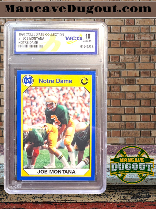 1990 Collegiate Collection Joe Montana #1 – WCG 10 (Gem Mint)