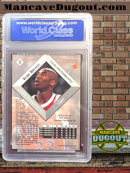 1996 Score Board Basketball Rookies – Kobe Bryant #15 – Rookie Card