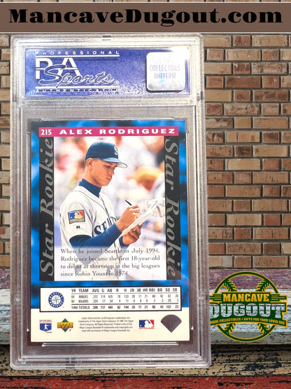 1995 Upper Deck Alex Rodriguez – Electric Diamond Parallel-PSA 9