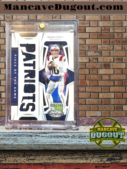 2025 Panini Certified – Piece of the Game Drake Maye-65/299