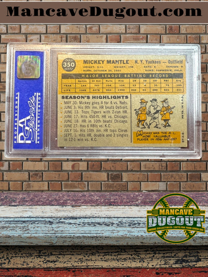 1960 Topps Mickey Mantle #350 - PSA 6