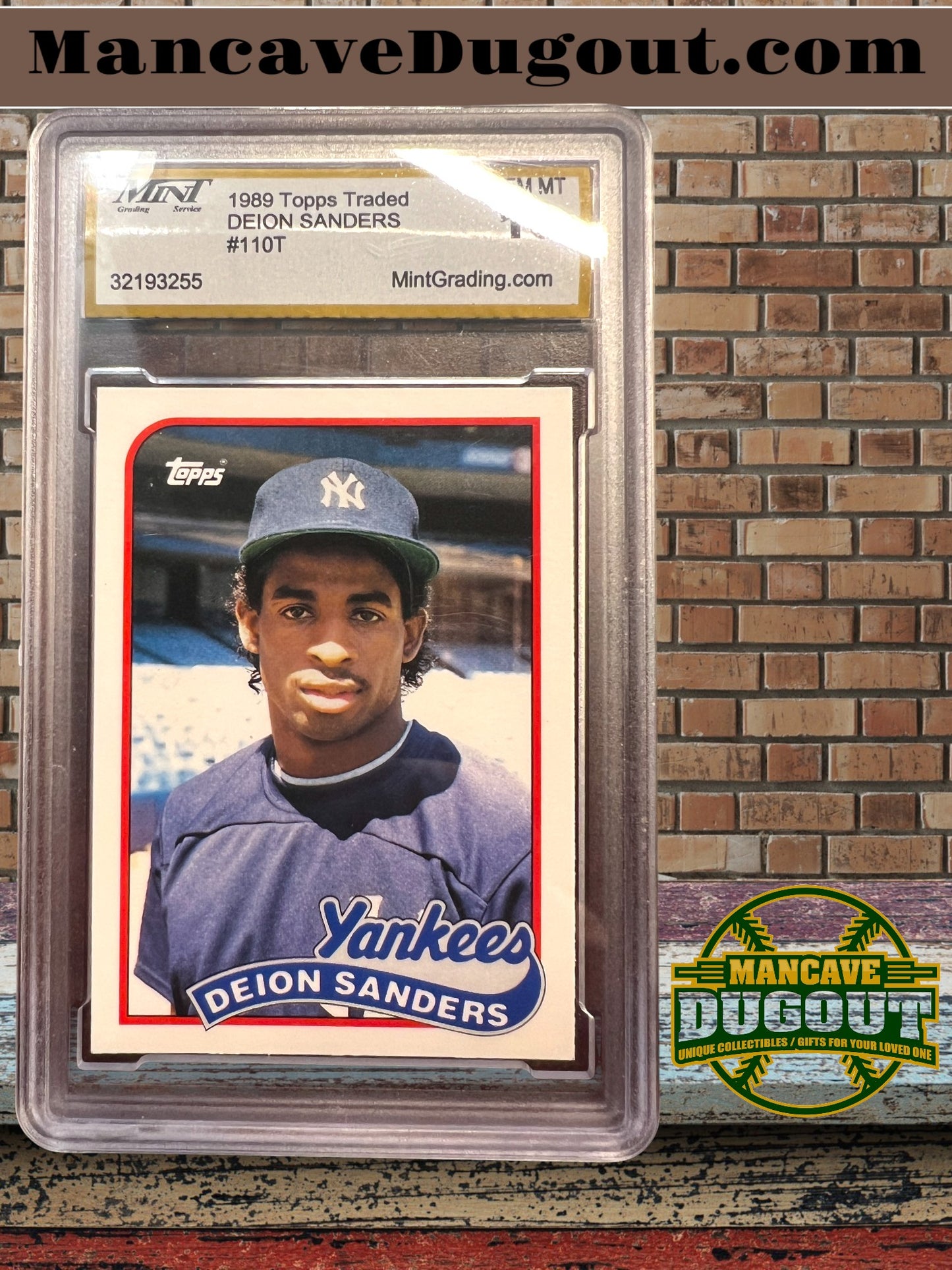 1989 Topps Traded - DUEL - Deion Sanders Rookie Cards - Mint 10 – Baseball (110T) and Football (30T)