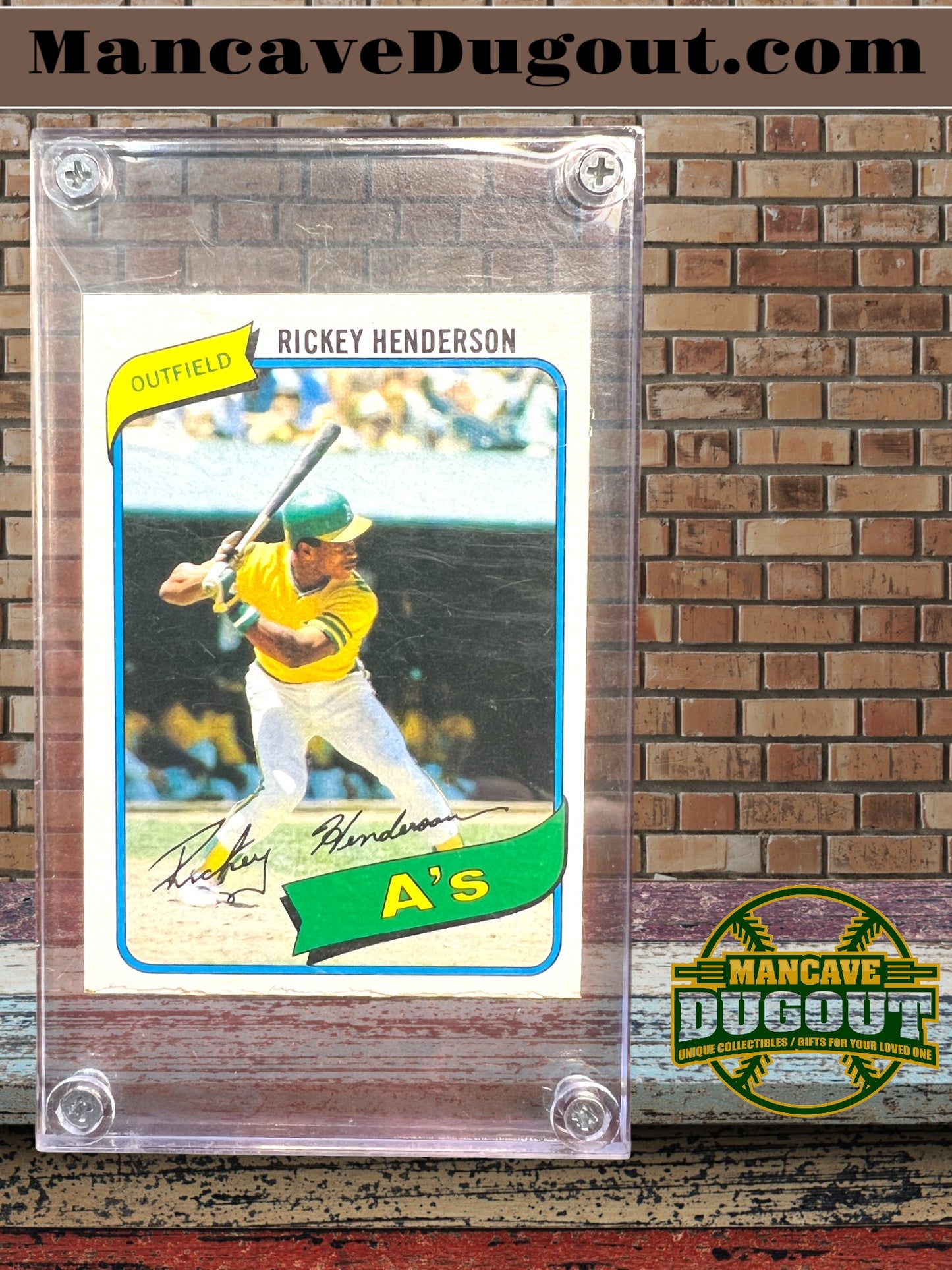 1980 Topps Rickey Henderson #482 (RC) — Great Condition