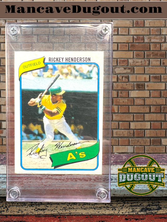 1980 Topps Rickey Henderson #482 (RC) — Great Condition