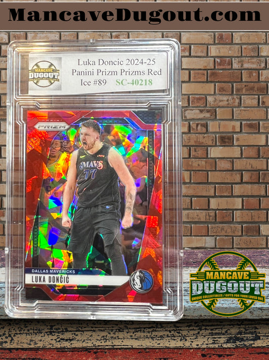 Luka Dončić 2024 25 Panini Prizm – Red Ice Prizm #89