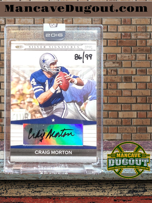 2016 Panini Honors–Recollection Collection-Craig Morton #08DSS‑SS‑CM (2008 Buyback Auto)-86/99 – Still Factory Sealed