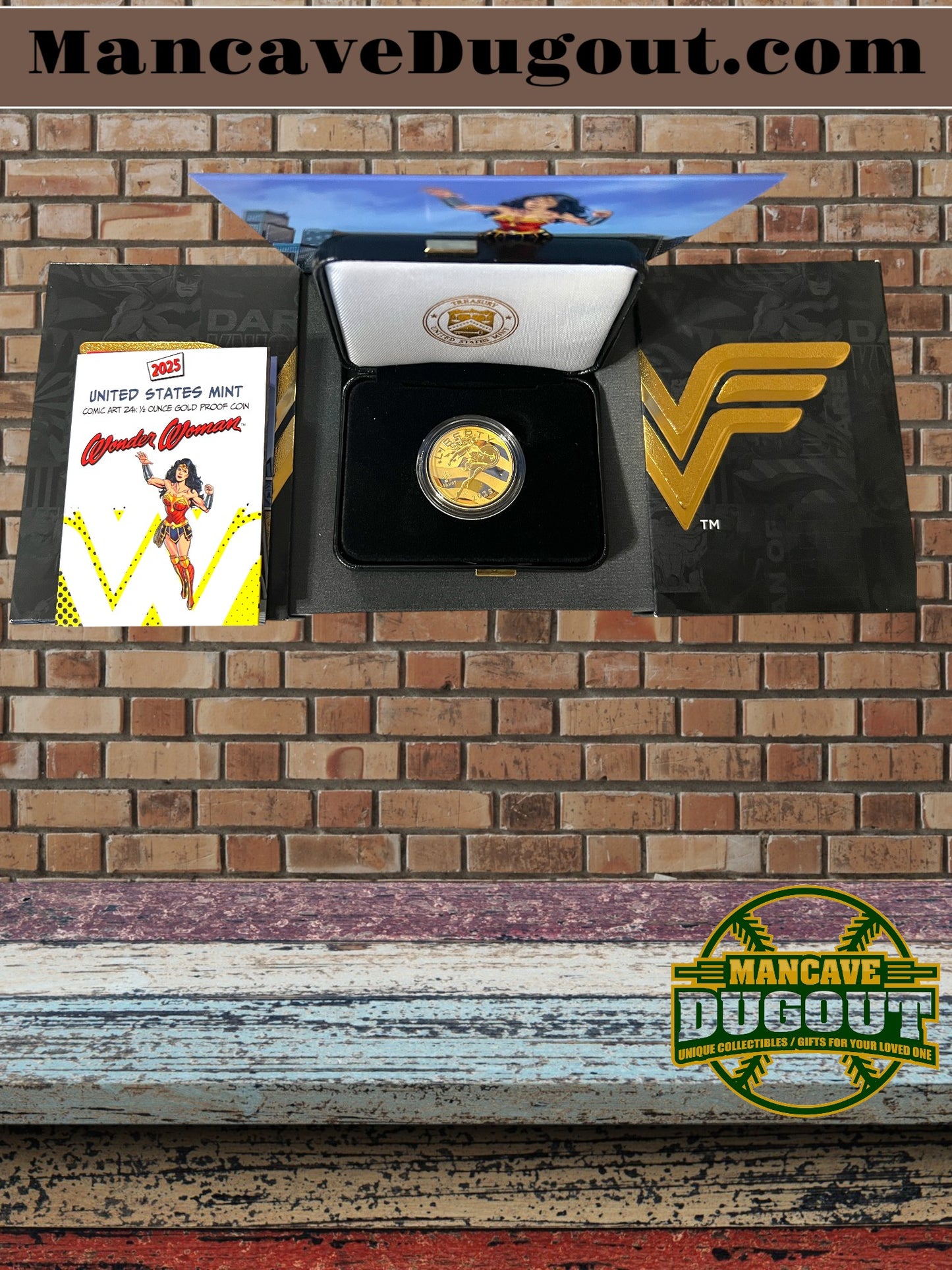 2025 - Comic Art 24-Karat Gold Proof Coin – Wonder Woman™