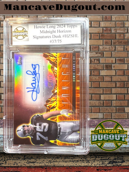 Howie Long 2024 Topps Midnight Horizon Signatures Dusk - HZSHL - 37 of 75