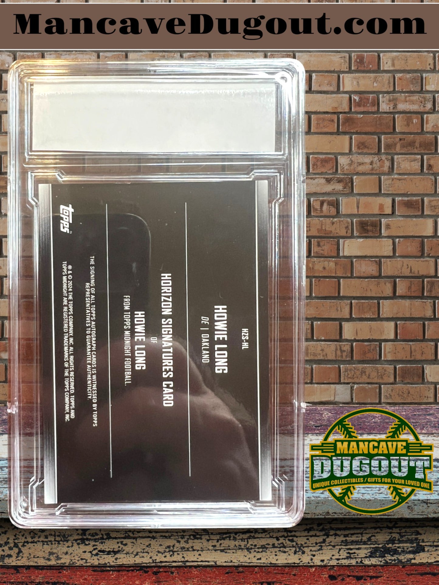 Howie Long 2024 Topps Midnight Horizon Signatures Dusk - HZSHL - 37 of 75