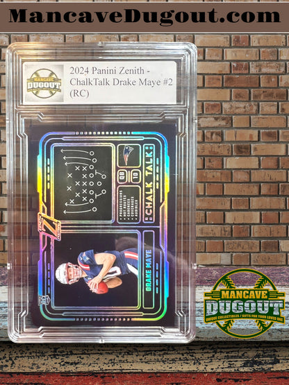 2024 Panini Zenith – ChalkTalk - Drake Maye #2 – Rookie Card (RC)