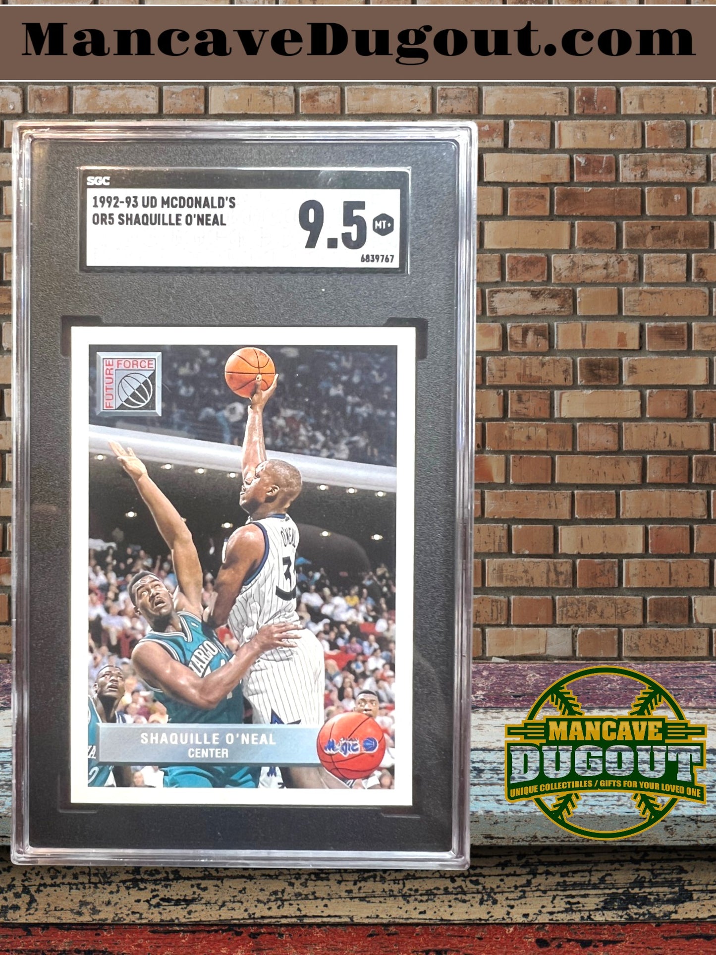 1992 Upper Deck McDonald’s Orlando #OR5 - Shaquille O’Neal Rookie Card – SGC 9.5 Gem Mint
