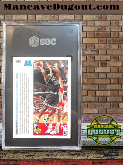1992 Upper Deck McDonald’s Orlando #OR5 - Shaquille O’Neal Rookie Card – SGC 9.5 Gem Mint