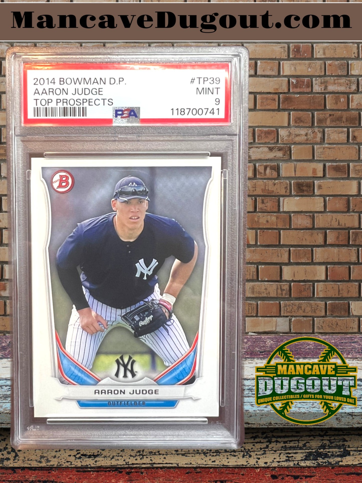2014 Bowman Draft Picks – Top Prospects #TP39 - Aaron Judge – PSA 9 Mint (RC)