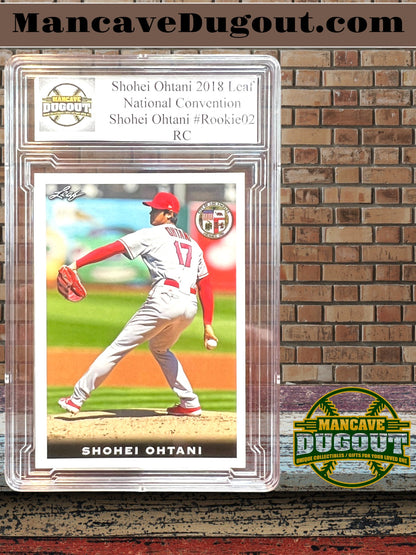 Shohei Ohtani – 2018 Leaf National Convention - #Rookie02 – Rookie Card (RC)