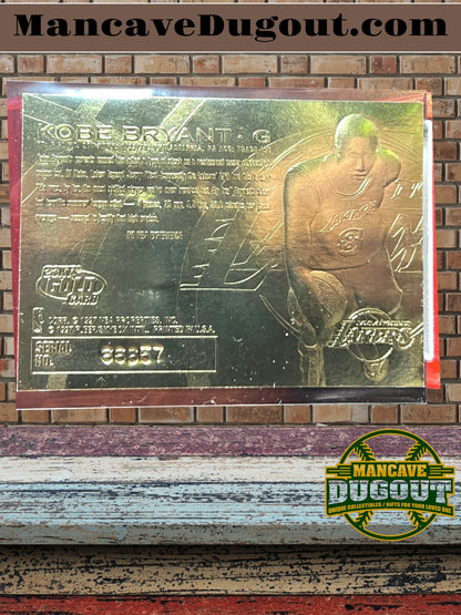 Kobe Bryant 1996 97 Fleer - Purple Signature – 23Kt Gold Card - Rookie Year Issue