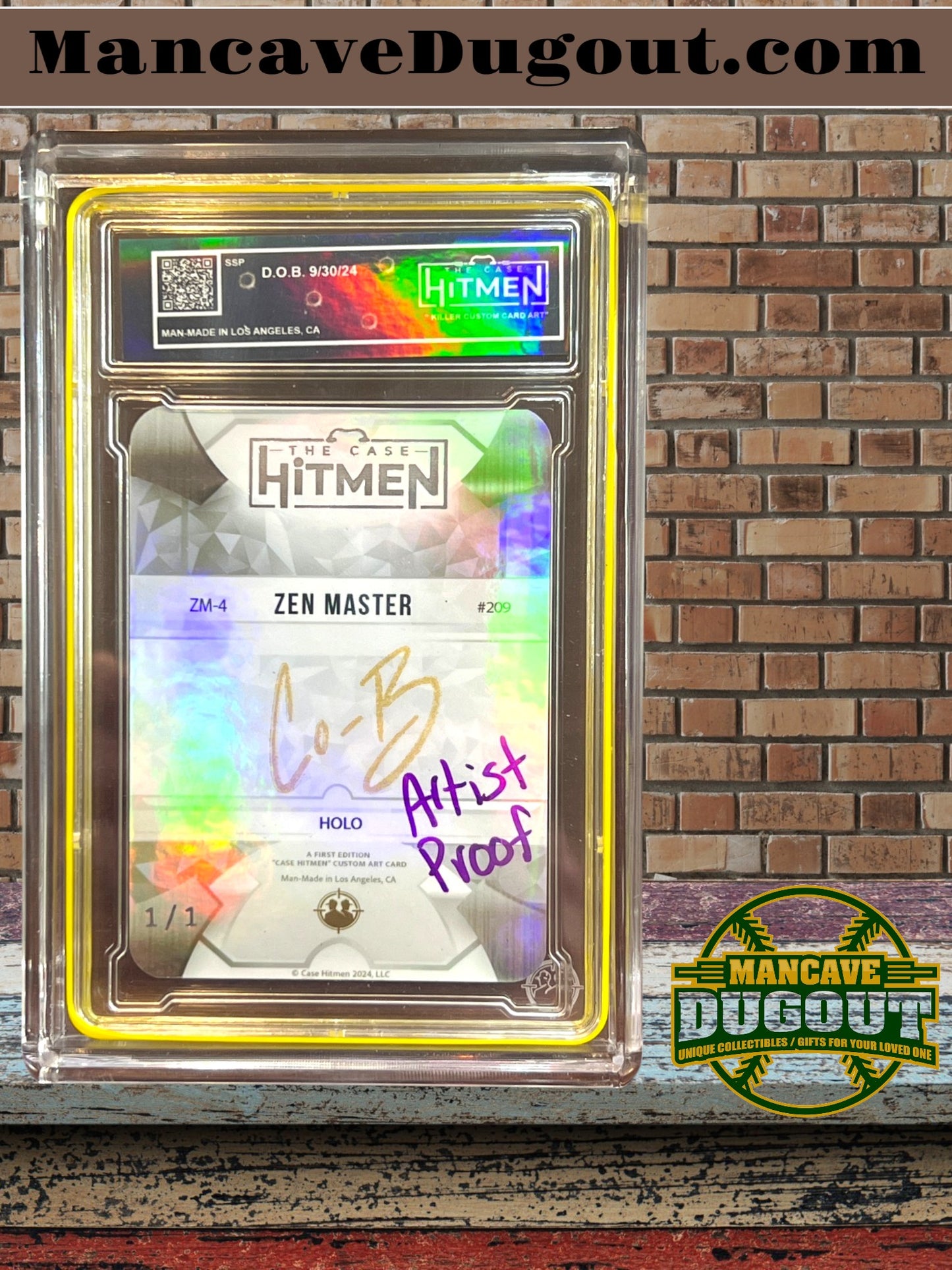 The Case Hitmen Zen Master Trainer 11 Holo Artist Proof!! Phil Jackson Lakers – 1 of 1
