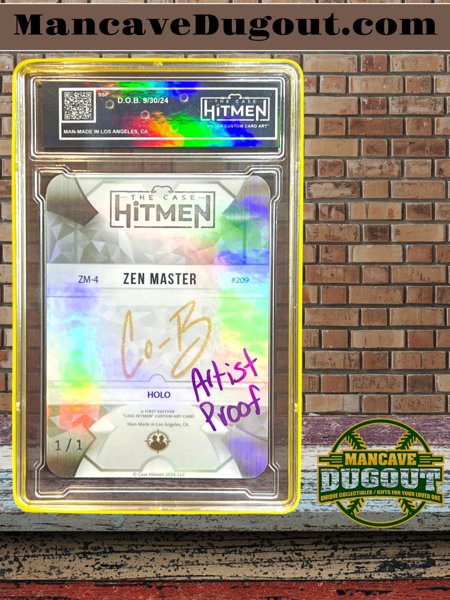 The Case Hitmen Zen Master Trainer 11 Holo Artist Proof!! Phil Jackson Lakers – 1 of 1
