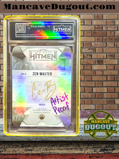 The Case Hitmen Zen Master Trainer 11 Holo Artist Proof!! Phil Jackson Lakers – 1 of 1