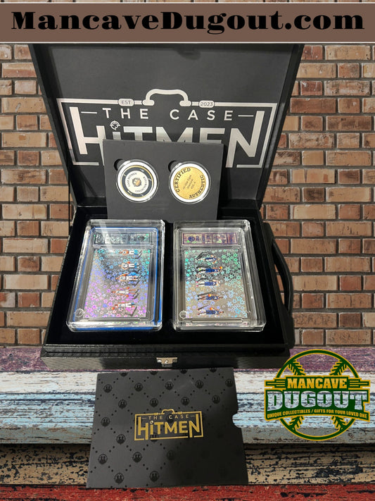 All Star Egos – Starburst – 2026 The Case Hitmen 11 - Custom Card Art – Set of (2) Cards + Premium Display Case