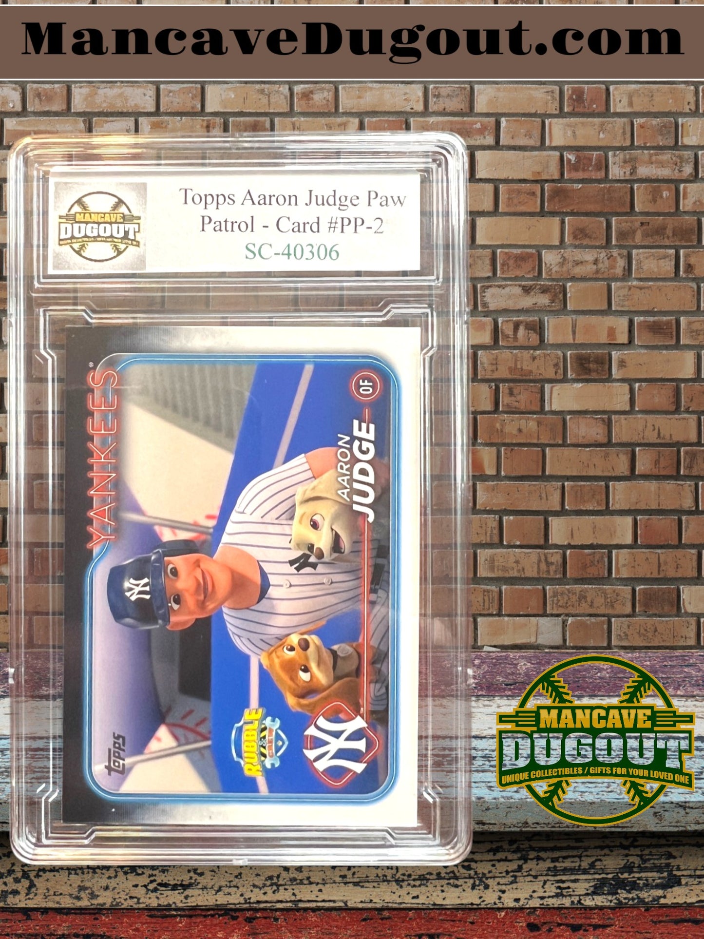 Topps Aaron Judge – Paw Patrol Insert - Card #PP 2