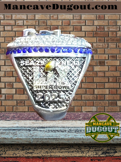 2025 Seattle Seahawks Championship Souvenir Ring– Size 11 – Walker MVP Edition