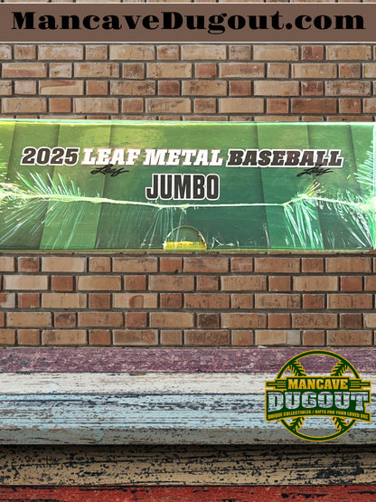 2025 Leaf Metal Baseball – Factory Sealed Jumbo Box - 9 Autographs Per Box
