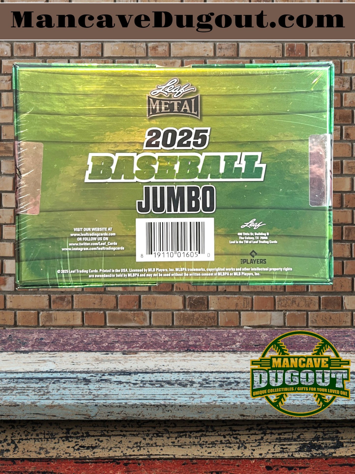 2025 Leaf Metal Baseball – Factory Sealed Jumbo Box - 9 Autographs Per Box