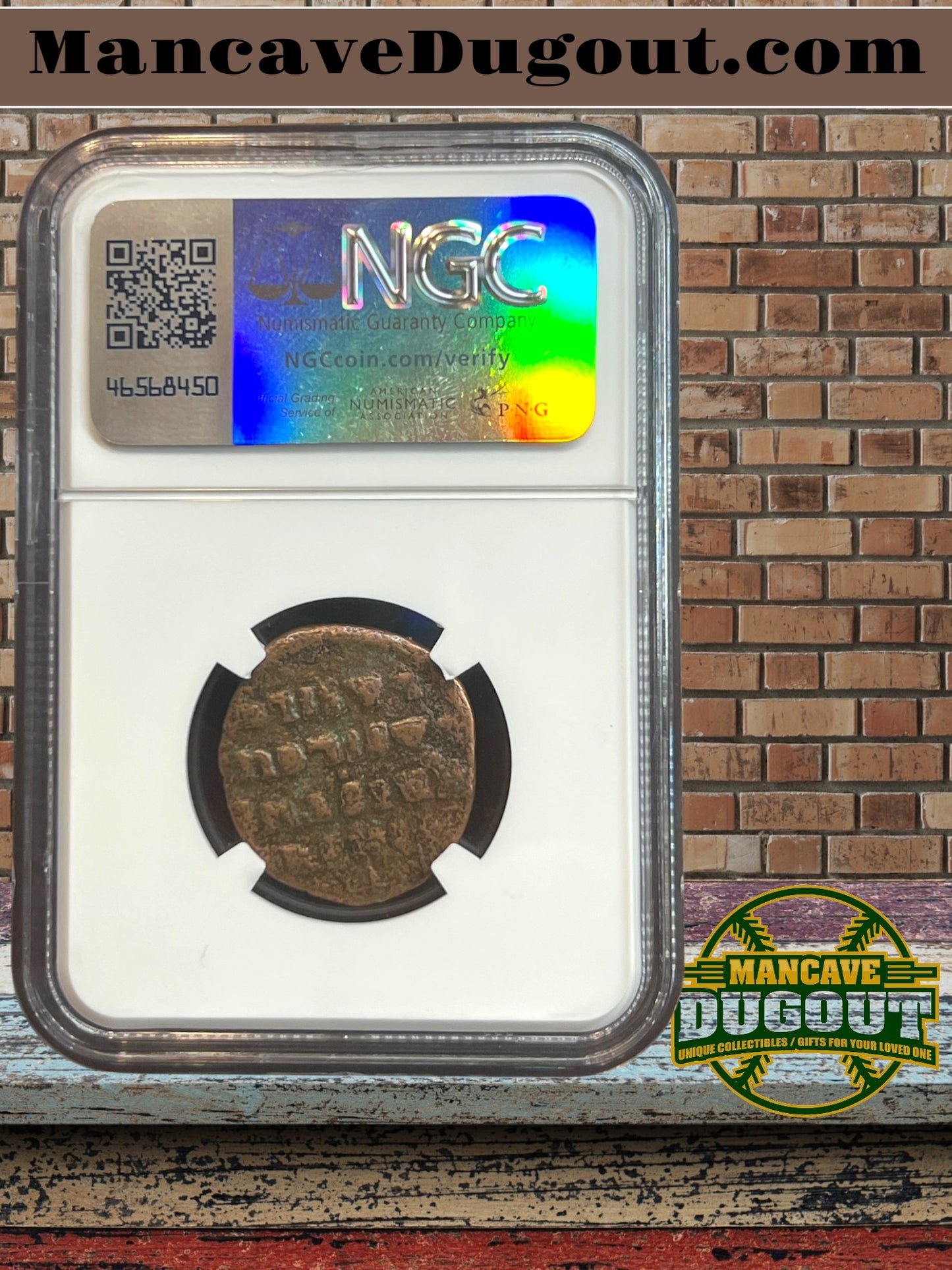Byzantine Empire – Anonymous Christ Bust Follis - Class AE • AD 969–976 • NGC Certified