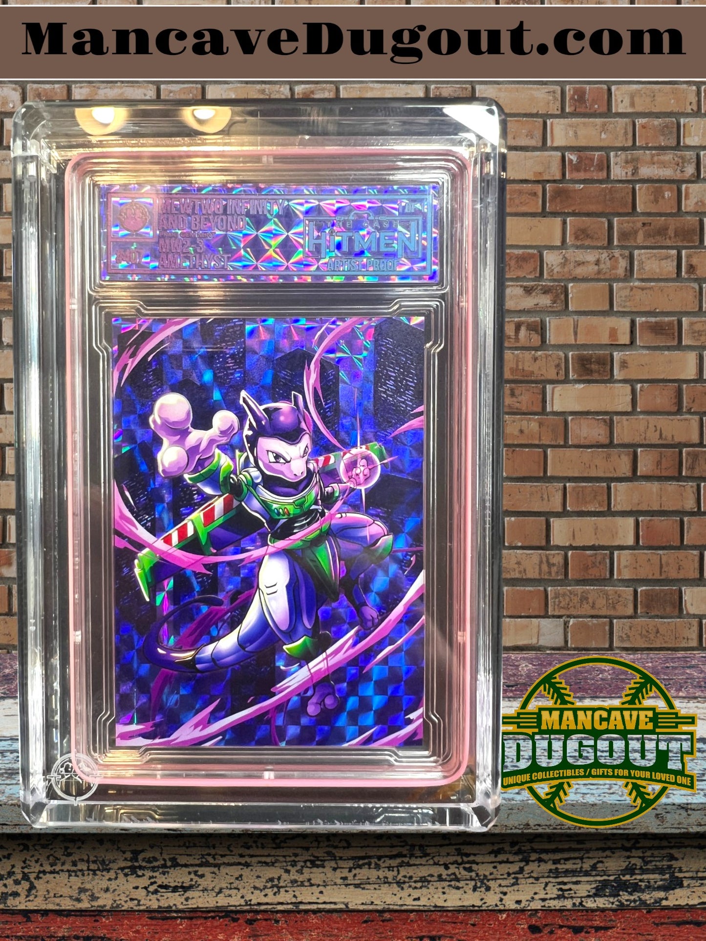 MewTwo — Infinity and Beyond (Amethyst) - The Case Hitmen - Artist Proof (AP) - 1/1 - Pokémon Art Card
