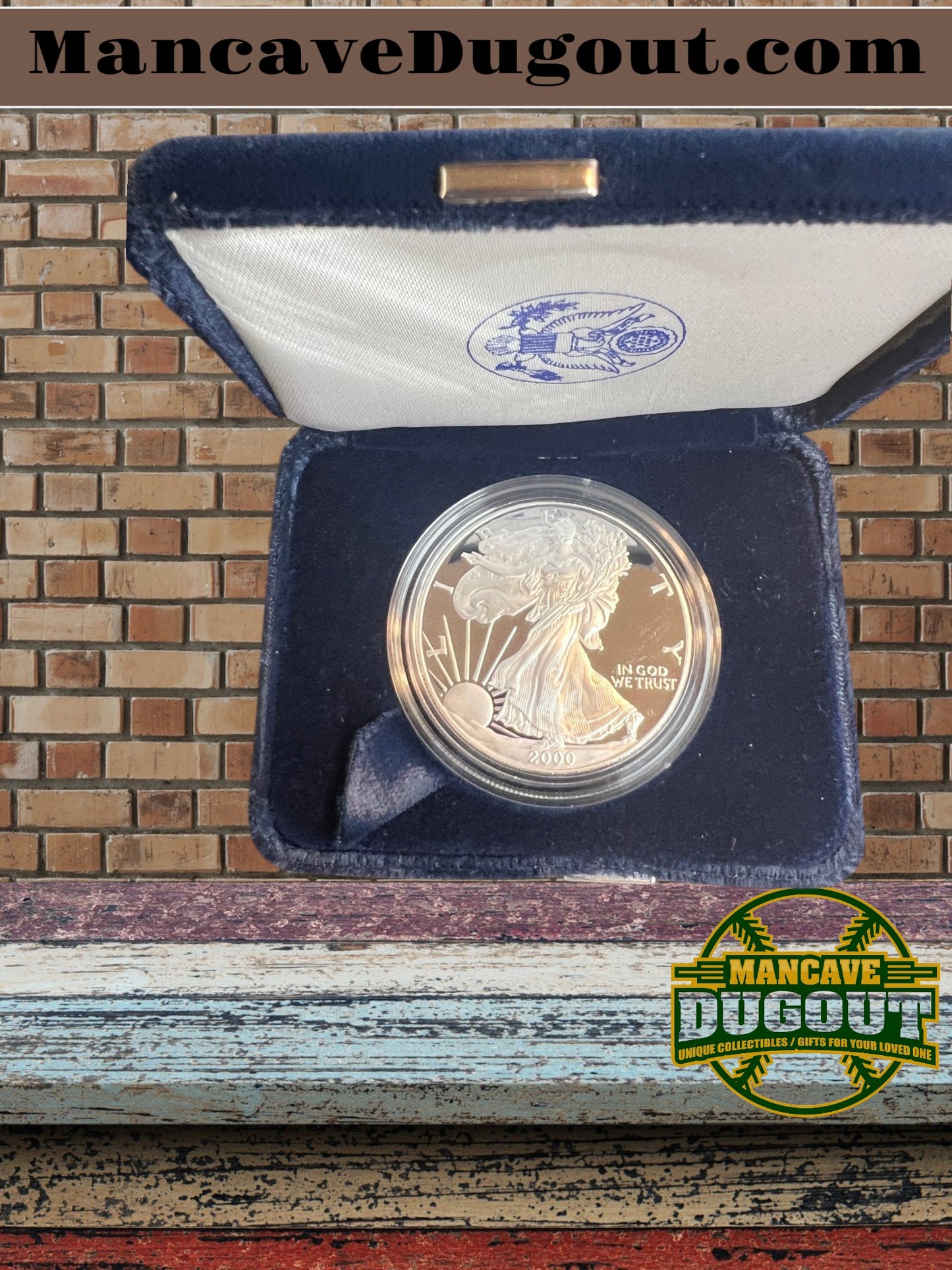 2000-P US MINT American Eagle Proof, 1 Troy oz 99.9% SILVER