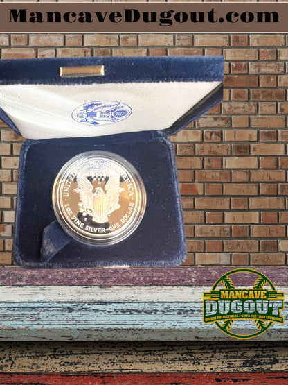 2000-P US MINT American Eagle Proof, 1 Troy oz 99.9% SILVER