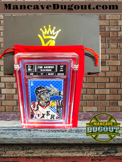 Allen Iverson — Kings Collectibles “The Answer” - 1/1 Galaxy Variation