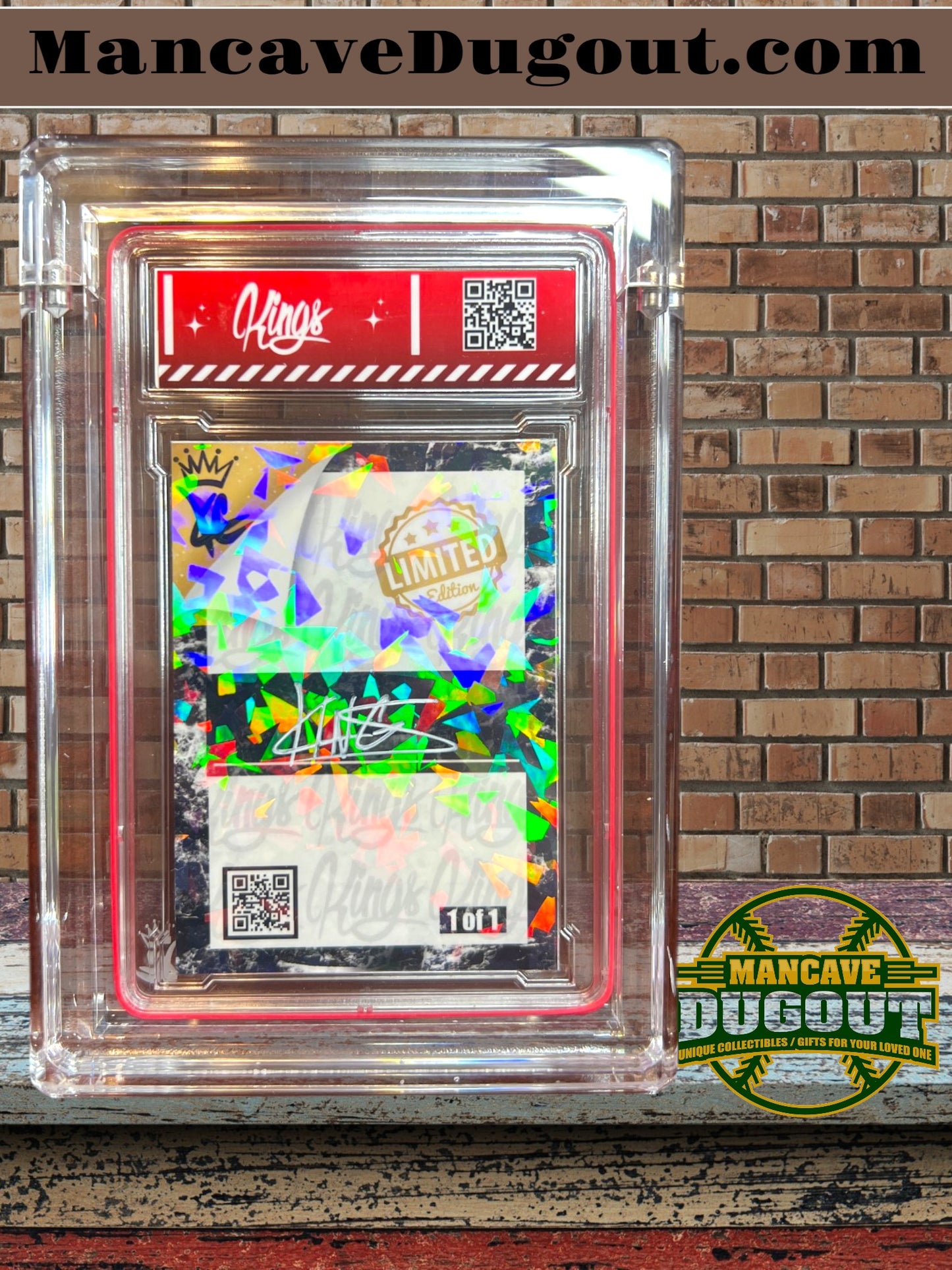 Cristiano Ronaldo — Kings Custom “Wheaties” - 1/1 Cracked Ice Variation