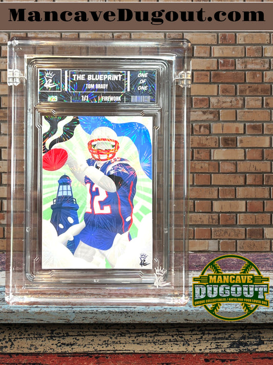 Tom Brady — King Customs “The Blueprint” - 1/1 Firework Variation