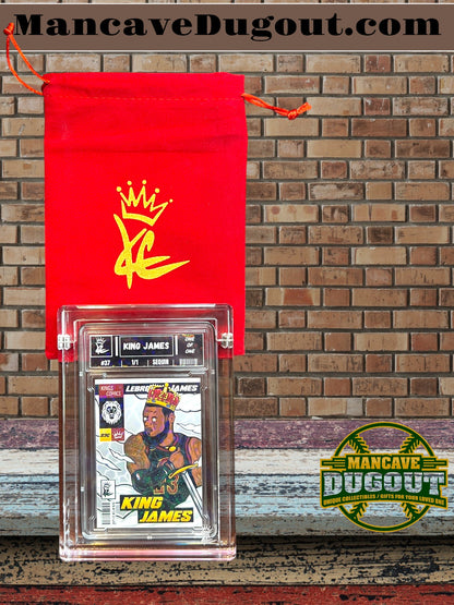 LeBron James — King Customs “King James” - 1/1 Sequin Variation
