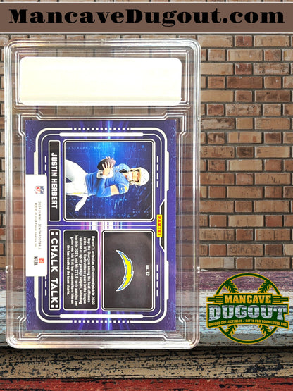 2024 Panini Zenith – Chalk Talk #12 - Justin Herbert — San Diego Chargers