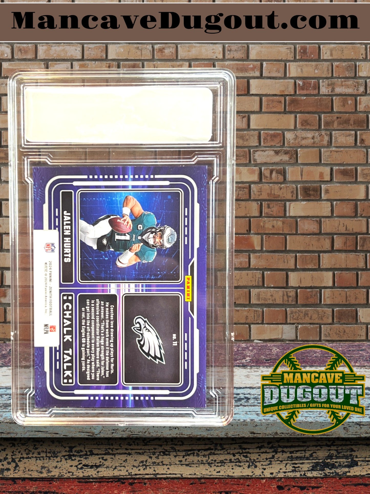 2024 Panini Zenith – Chalk Talk (Navy SP) - Jalen Hurts #11 — Philadelphia Eagles