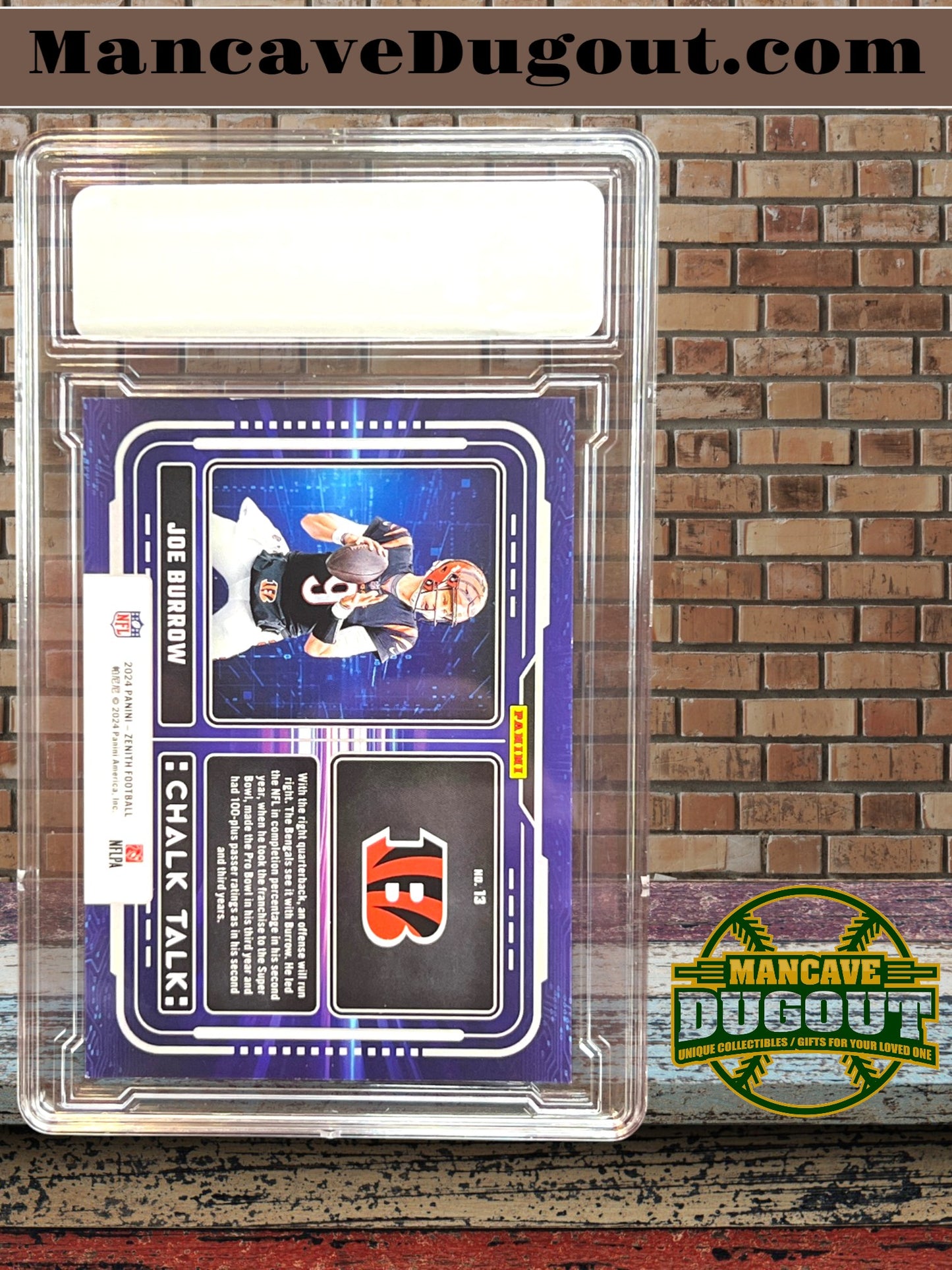 2024 Panini Zenith – Chalk Talk - Joe Burrow #13 — Cincinnati Bengals