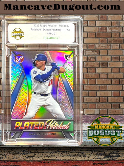 2025 Topps Pristine – Plated & Polished - Dalton Rushing — (RC) - #PP 30