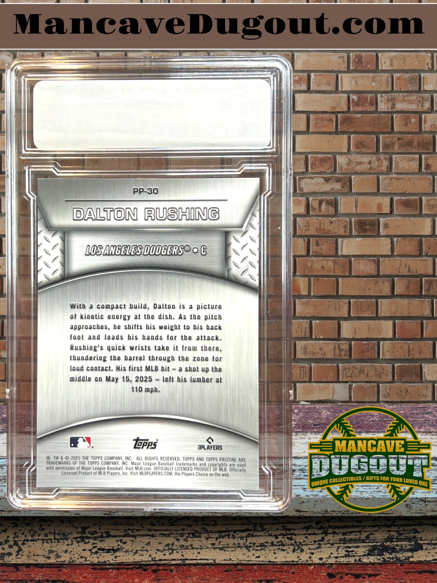 2025 Topps Pristine – Plated & Polished - Dalton Rushing — (RC) - #PP 30