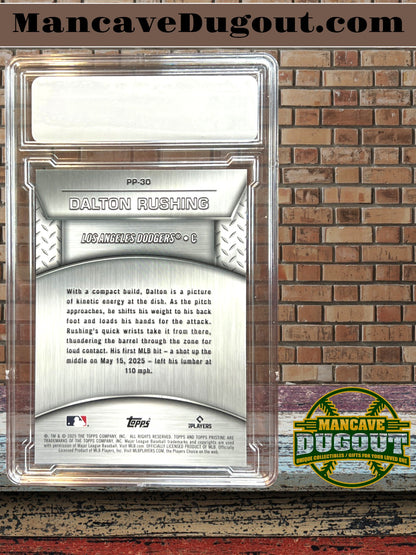 2025 Topps Pristine – Plated & Polished - Dalton Rushing — (RC) - #PP 30